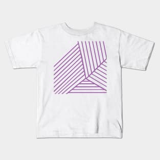 Geo Zoom Amethyst Kids T-Shirt